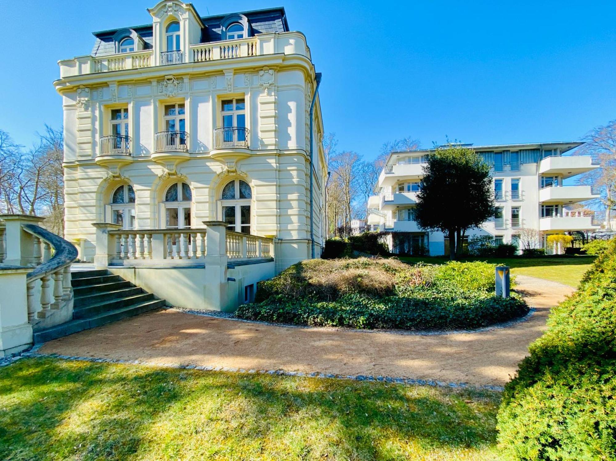 Residenz Bleichroeder - Cosima Mit Strandkorb Heringsdorf Dış mekan fotoğraf